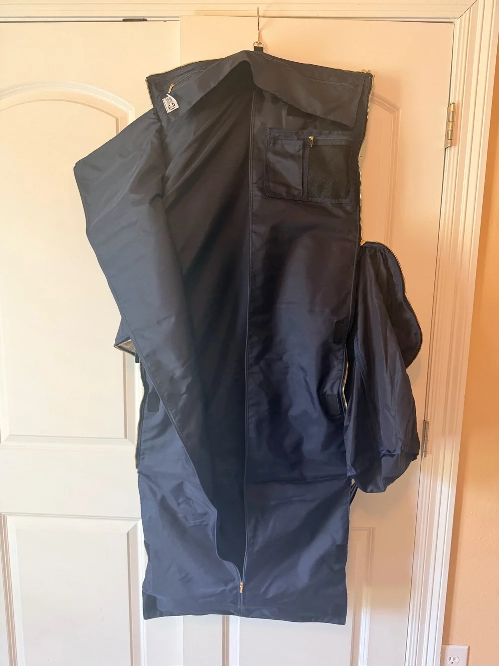 Canvas Weekender Duffle Bag with Black Trim